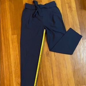 Paper Bag Cropped Trousers